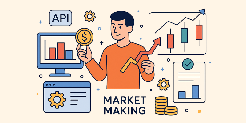 استراتژی مارکت میکینگ (Market Making) در ارز دیجیتال