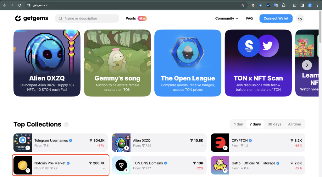 فروش نات کوین