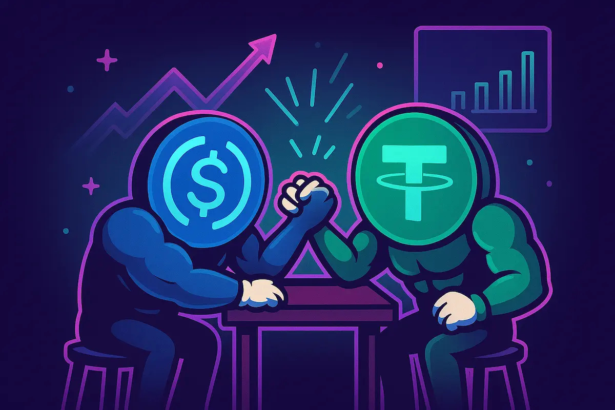 عملکرد تتر و یواس دی کوین