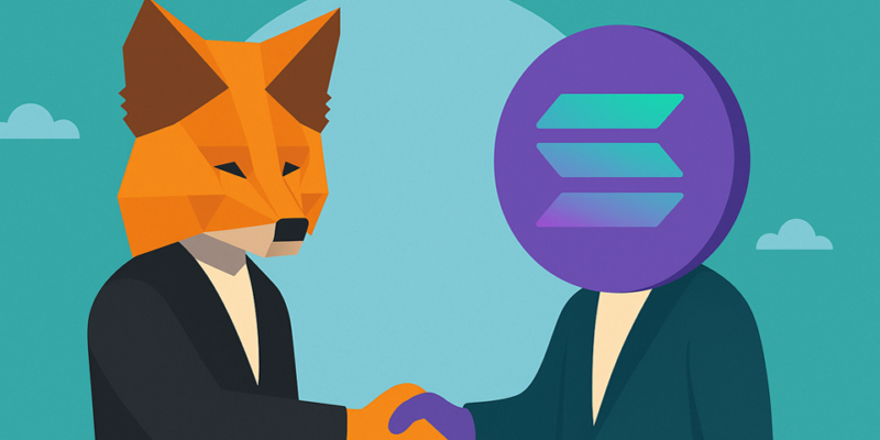 پشتیبانی کیف پول متامسک (MetaMask) از شبکه سولانا آغاز شد